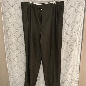 Sophisticated Men's Dark Brown Dress Trousers